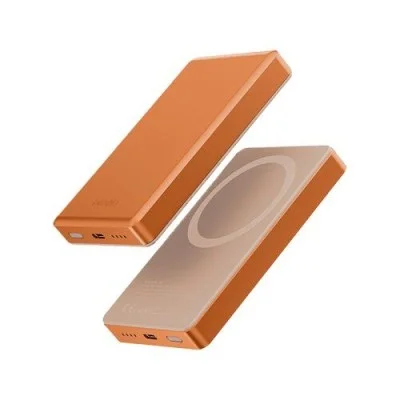 Energea alupac ultra light aluminum magsafe 10000mah power bank - orange